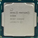 پردازنده تری اینتل مدل پنتیوم جی 4560 با فرکانس 3.5 گیگاهرتز Pentium G4560 3.5GHz LGA 1151 Kaby Lake TRAY CPU - 7