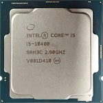 پردازنده تری اینتل مدل Core i5-10400 با فرکانس 2.9 گیگاهرتز Core i5-10400 2.90GHz LGA 1200 Comet Lake TRAY CPU - 9