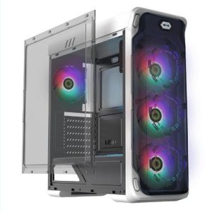 کیس گیمینگ گیم‌ مکس CASE GAMEMAX STARLIGHT WHITE FRGB (G509WHITE)