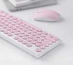 کیبورد و موس بی سیم رپو مدل Rapoo X260S صورتی