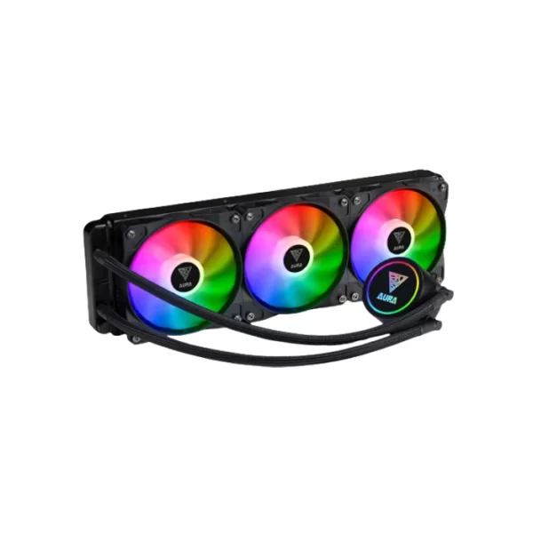 خنک کننده پردازنده گیم دیاس مدل GAMDIAS AURA GL360 RGB