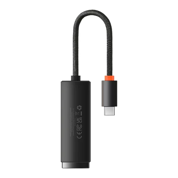 کابل تبدیل USB-C به LAN بیسوس مدل Baseus WKQX000201