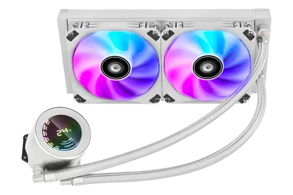 فن پردازنده اوست مدل AWEST GT- AVI240 ARGB Liquid Cooler white