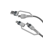 کابل تبدیل USB/USB-C به USB-C/لایتنینگ هترون مدل Hatron HC450P طول 1متر