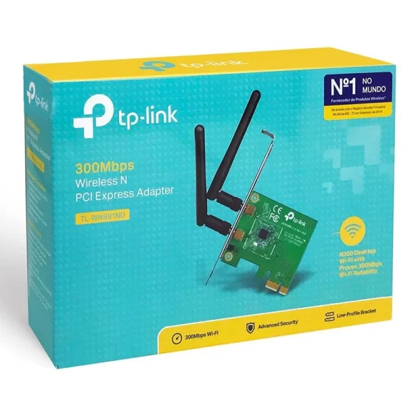 کارت شبکه بی‌سیم 300Mbps تی پی-لینک TP-LINK TL-WN881ND