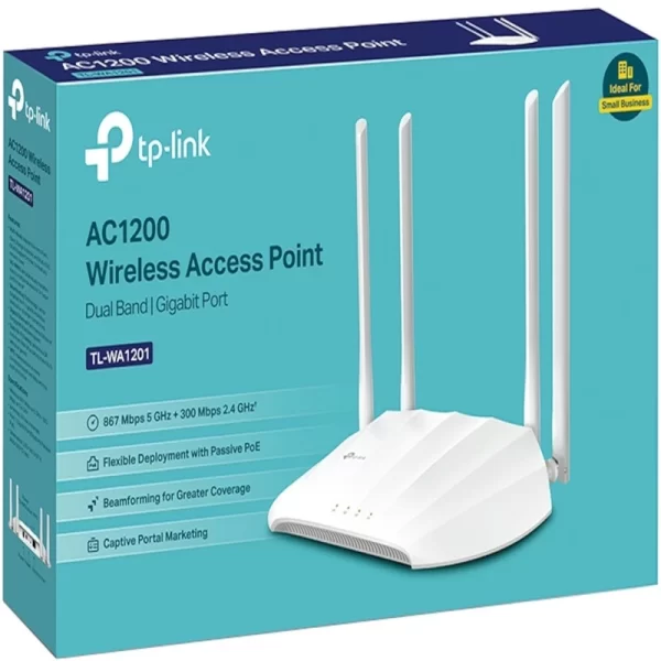 اکسس پوینت و تقویت کننده تی پی-لینک مدل TP-Link TL-WA1201 AC1200