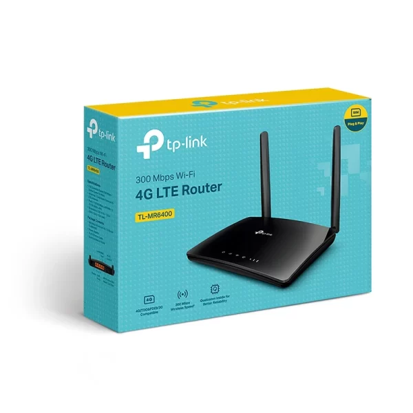 مودم روتر 4G LTE بی سیم تی پی-لینک مدل TP-LINK TL-MR6400