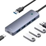 هاب 4 پورت USB بیسوس Baseus Hub UltraJoy Series 4-Port USB B0005280B811-12