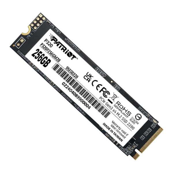 حافظه اس اس دی اینترنال پتریوت مدل Patriot P320 M.2 2280 NVMe ظرفیت 256 گیگابایت
