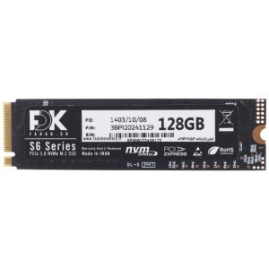 حافظه اس اس دی اینترنال فدک مدل FDK S6 M.2 2280 NVMe ظرفیت 128 گیگابایت