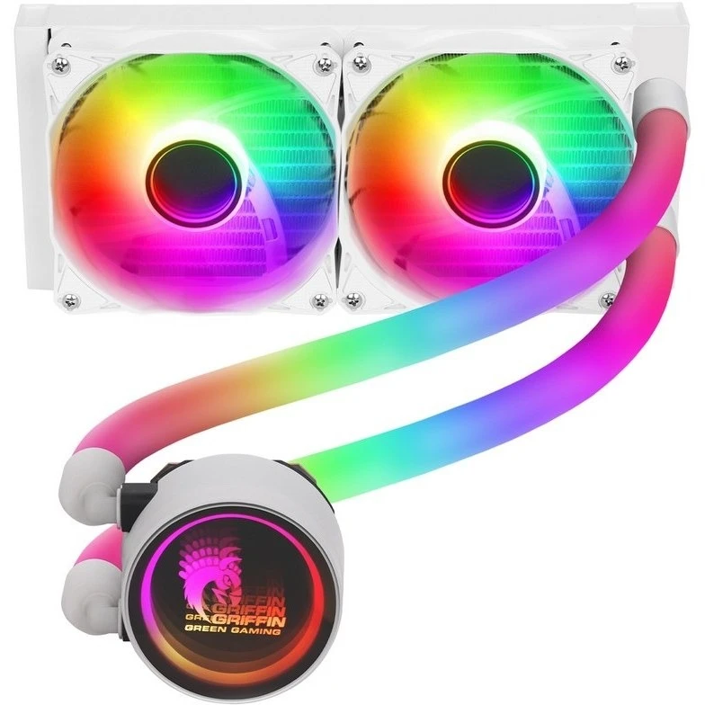 خنک کننده پردازنده گرین مدل Green GLACIER 240 STREAM ARGB