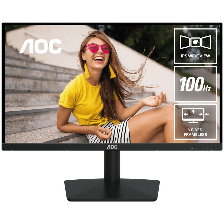مانیتور ای او سی مدل AOC 24B15H2 سایز ۲۴ اینچ Full HD ۱۰۰ هرتز IPS