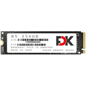 حافظه اس اس دی اینترنال فدک مدل FDK B5 M.2 2280 NVMe ظرفیت 256 گیگابایت