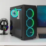 کیس کامپیوتر فاطر FG-720B RGB Mid Tower مشکی