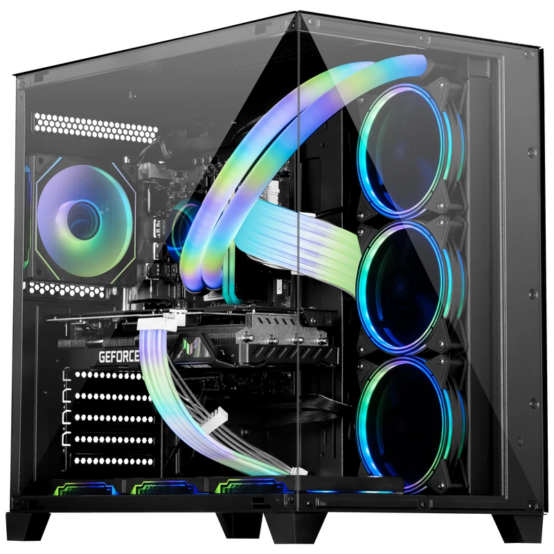 کیس کامپیوتر فاطر مدل FG-880B Mid Tower مشکی کیس کامپیوتر فاطر مدل FG-880B Mid Tower مشکی