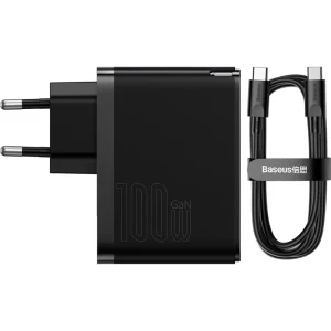 شارژر دیواری باسئوس مدل Baseus GaN5 Pro 100W CCGP090201