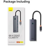 هاب تایپ سی 6 پورت بیسوس Baseus B00052802811-00