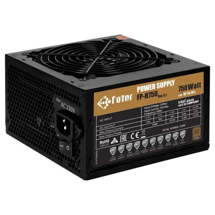 پاور کامپیوتر فاطر مدل Fater FP-B750