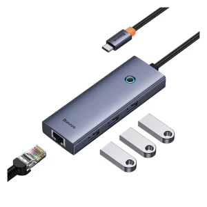 هاب USB 3.0 چهار پورت باسئوس مدل Baseus B0005280A813-01