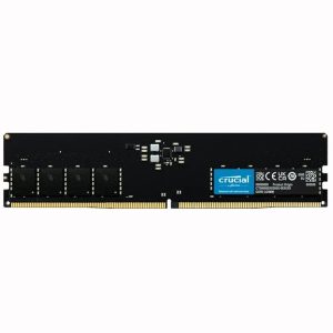 رم کامپیوتر کروشیال تک کاناله CT32 فرکانس 4800 DDR5 تایمینگ CL40 حافظه 32 گیگابایت