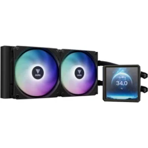 خنک کننده مایع گیم دیاس مدل FAN GAMDIAS AURA GL240 LCD B با نور ARGB - 3