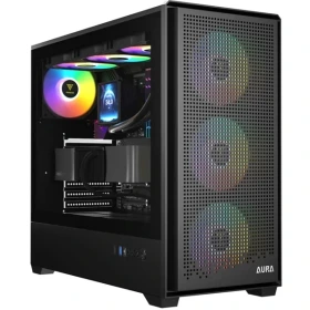 کیس کامپیوتر گیم دیاس مدل CASE GAMDIAS AURA GC105 فرم فاکتور مید تاور