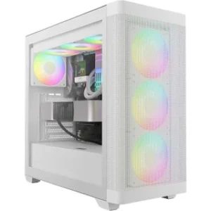 کیس کامپیوتر گیم دیاسCASE GAMDIAS Athena M3 W ARGB Mid Tower سفید - 3