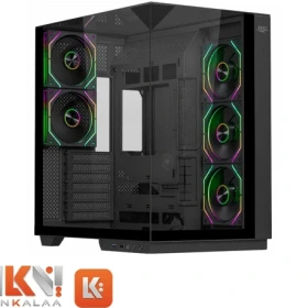 کیس کامپیوتر اوست مدل AQ5 TG ARGB Mid Tower مشکی - 16