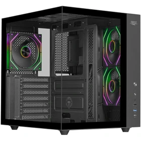 کیس کامپیوتر اوست مدل AQ15-TG RGB Mid Tower مشکی - 13